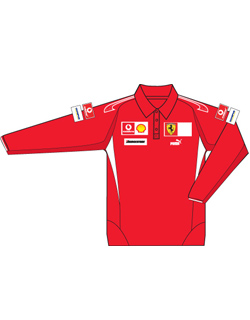 PUMA SF Team Polo LS PUM-163